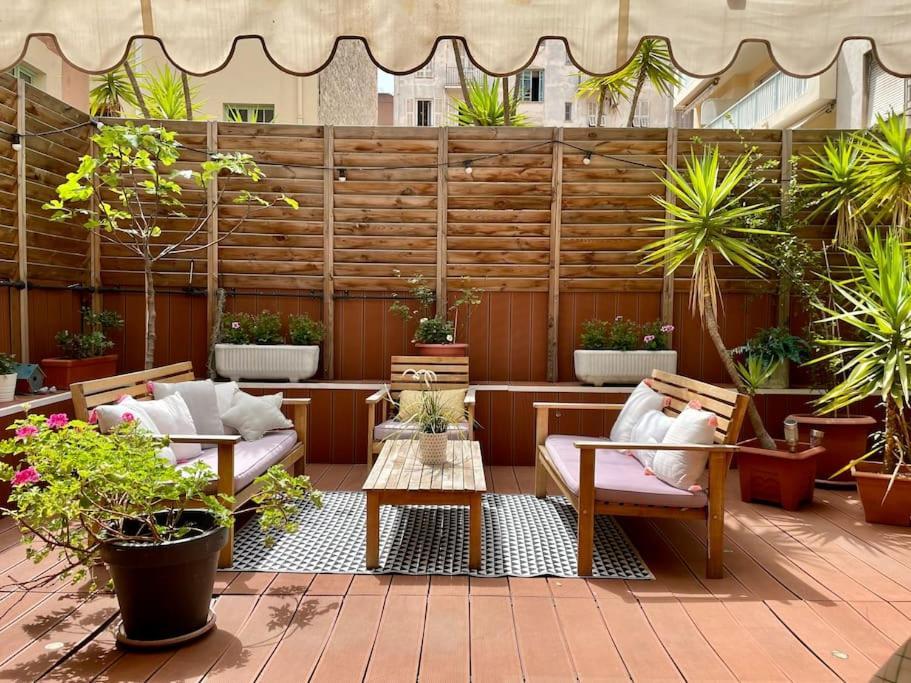 니스 Large Magnificent Terrace 아파트 외부 사진